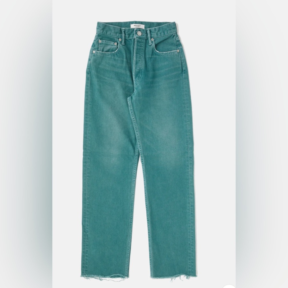 Moussy ARMADA WIDE STRAIGHT JEAN TURQUOISE size‎ 26